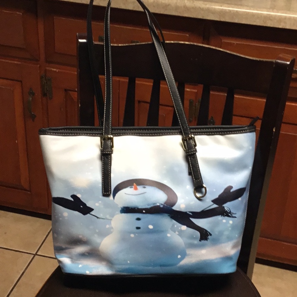 Snowman tote